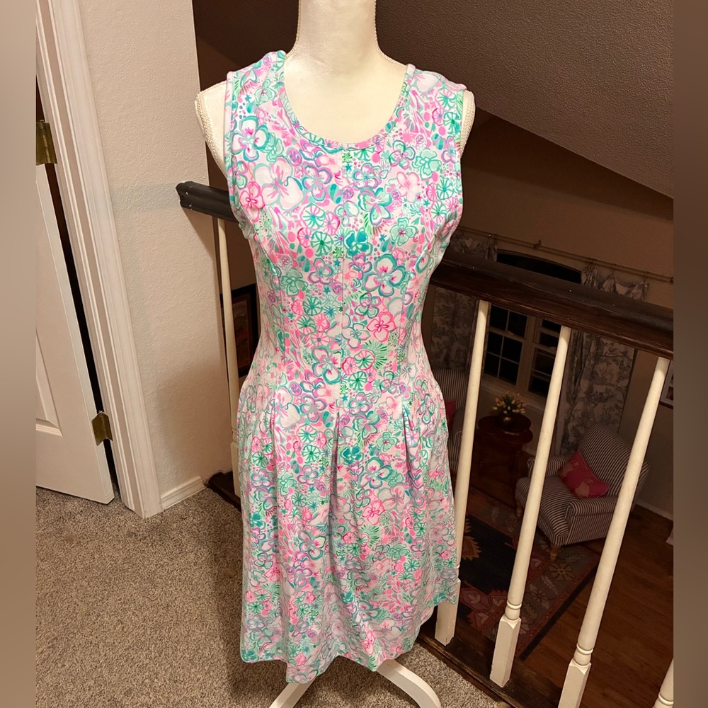Lilly Pulitzer Floral Midi Dress